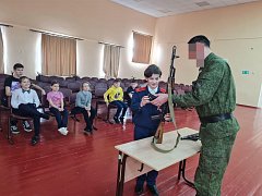 9 марта был проведён урок мужества "Граница на замке" для ребят 4 класса казачьей направленности МОУ СОШ пос.Сланцевый Рудник.