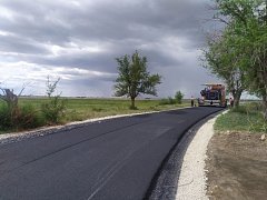 Проезд по главной улице села Пигари стал удобнее ещё на 265 погонных метров