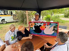 Озинские волонтеры в гостях в Дергачах