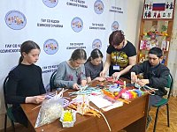 В Комплексном центре социального обслуживания Озинского района прошёл мастер-класс по изготовлению пасхальных корзинок для детей из адаптационной группы «Нескучайка»