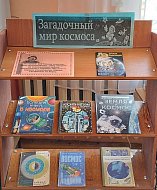 В Чалыклинской сельской библиотеке прошел познавательный час, посвященный Дню космонавтики