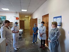 Заместитель министра здравоохранения  посетила Озинскую РБ с административным обходом 