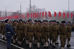 Саратовцы приняли участие в окружном Параде Памяти