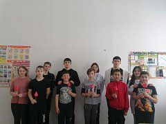 Школьники стали участниками патриотической акции «Красный тюльпан»