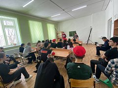 Участник СВО встретился со школьниками п. Белоглинный