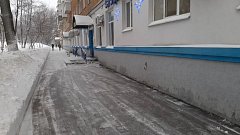 Территории лечебных и социозащитных учреждений оперативно расчищаются от снега