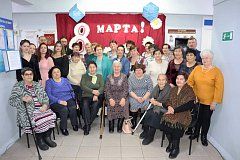 В посёлке «Ветеран»  прошла концертная программа «Милые, красивые, любимые» в канун дня 8 марта 