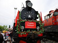 Скорректирован график работы ретропоезда «Воинский эшелон»