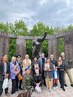 В Парке Победы увековечили имена Озинских ребят Сергея Суранова и Николая Запатылок